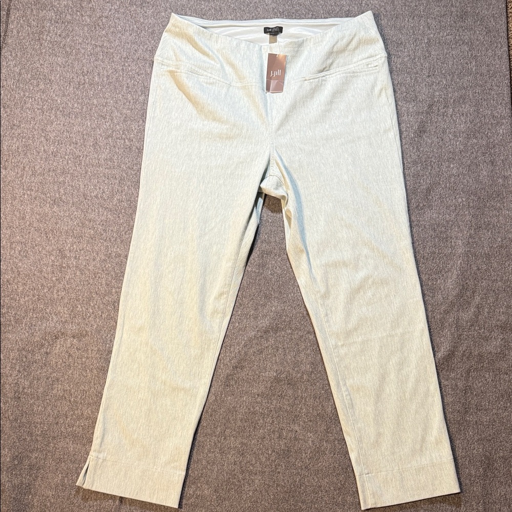 J. Jill Wearever Collection Mint Green Pants NWT Size L